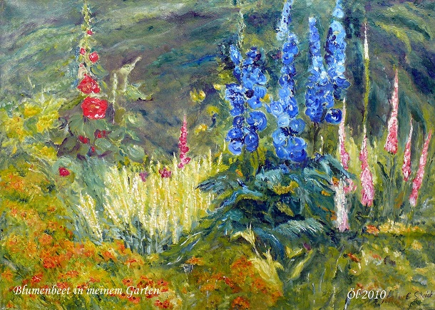 Blumenbeet in meinem Garten