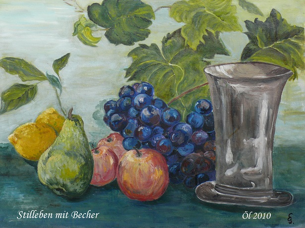 Stilleben mit Becher-0,25